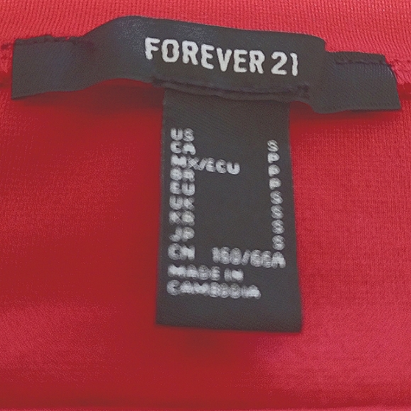 Forever 21 Miniskirt Women's Size S Red new with tag. - Picture 5 of 5